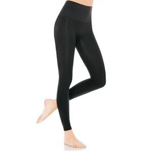 Spanx Red Hot Black Leggings Size Medium
